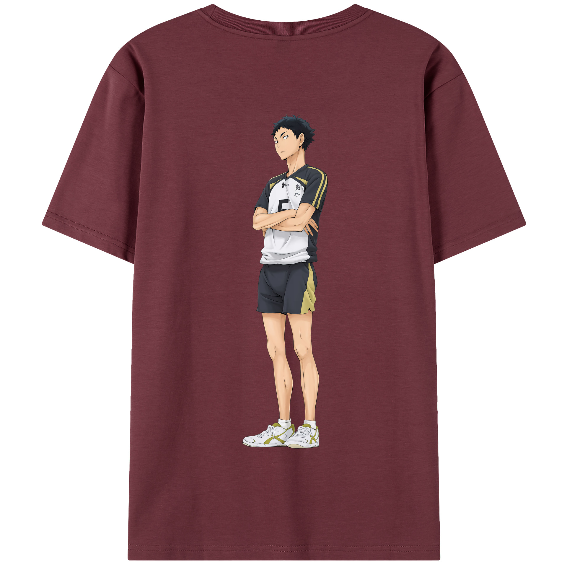 （画像用） ハイキュー!! Haikyu!! 綿100％半袖Tシャツ（背面プリント）
